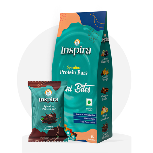 Creamy Chocolate | Pack of 15 x 52g | Inspira Mini Bites