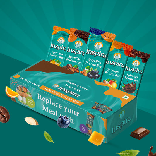 30 Days Pack |  Pack of 30 x 52g | Inspira Protein Bar