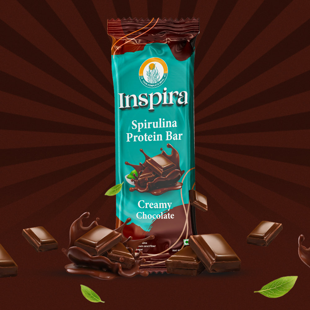 Creamy Chocolate | Pack of 6 x 52g | Inspira Protein Bar