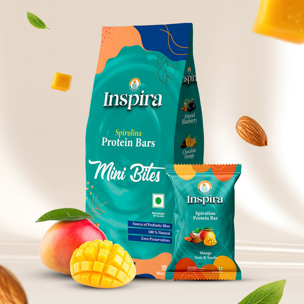 Mango Nuts & Seeds | Pack of 15 x 12g | Inspira Mini Bites