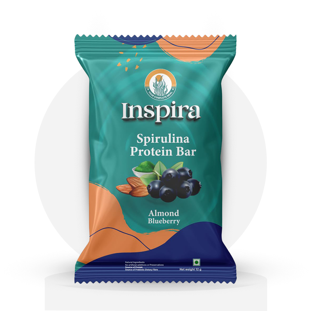 Almond Blueberry | Pack of 15 x 52g | Inspira Mini Bites