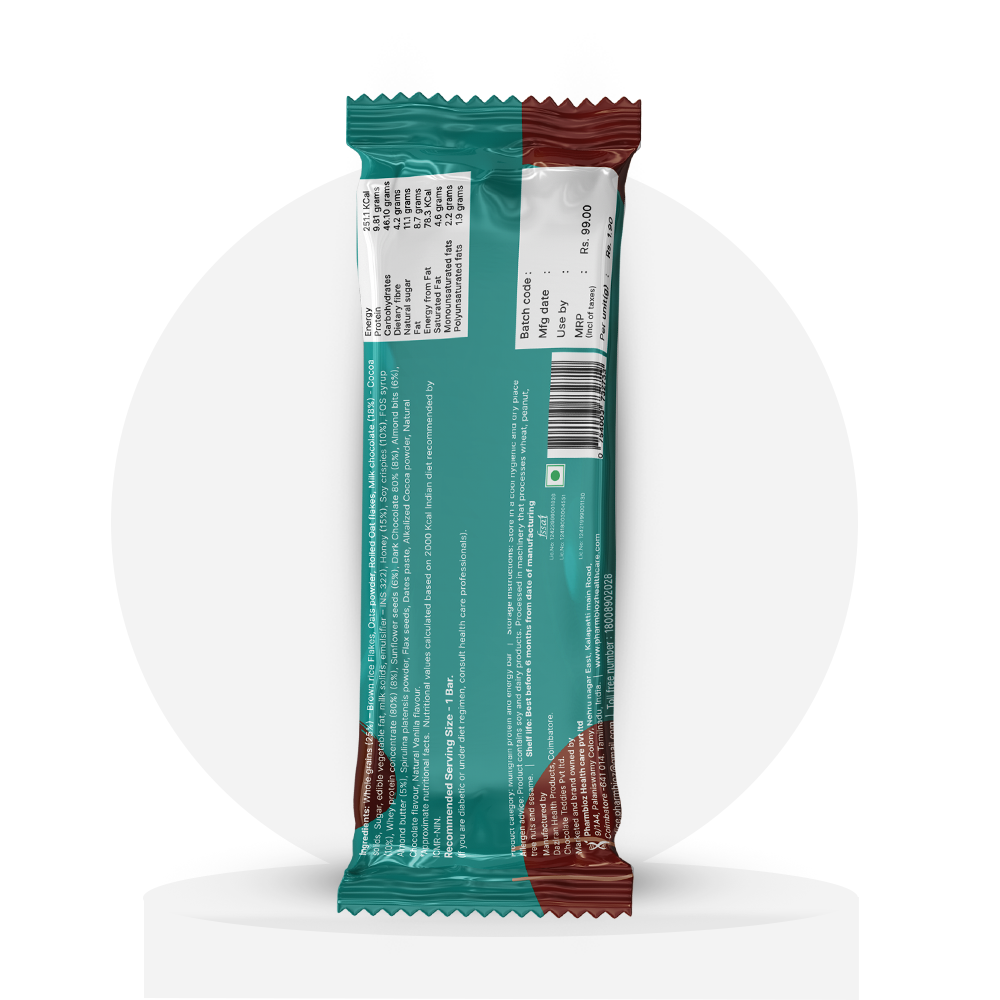 Creamy Chocolate | Pack of 6 x 52g | Inspira Protein Bar