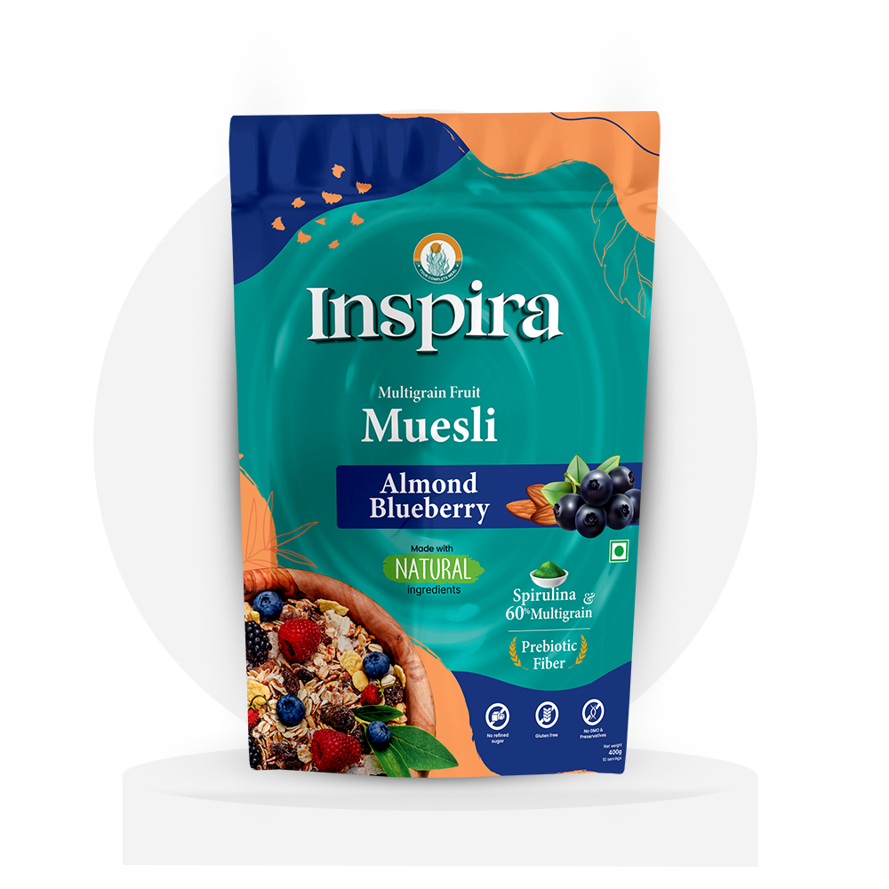 Almond Blueberry | 400g | Inspira Muesli